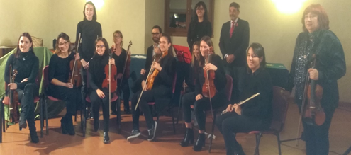 Monsummano Terme (PT) – Museo nazionale di Casa Giusti. Concerto di Natale dell%u2019Insieme d’Archi dell’Accademia Musicale di San Miniato Basso.