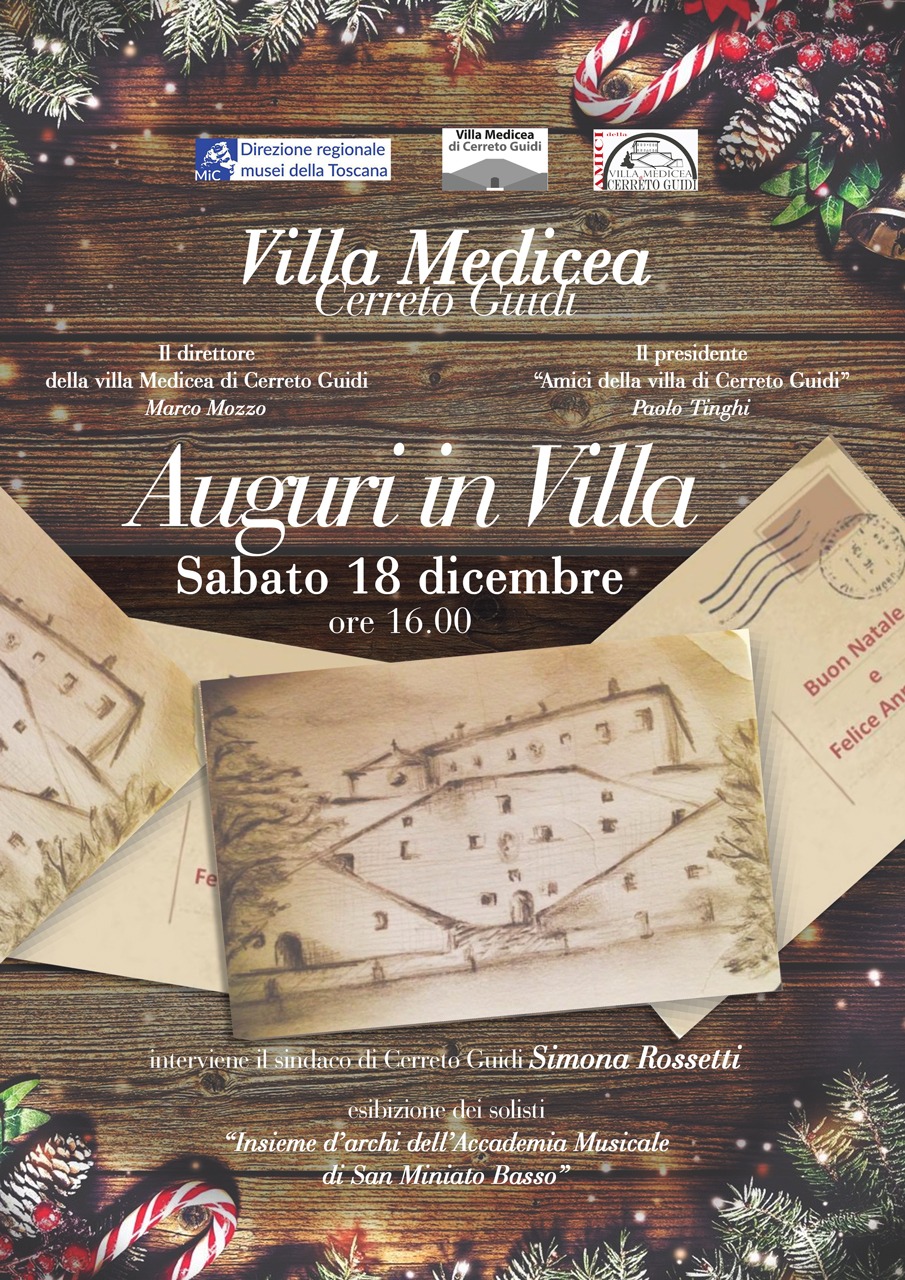 Cerreto Guidi (FI) – Villa medicea di Cerreto Guidi. Concerto di Natale degli allievi dell’Accademia Musicale di San Miniato Basso.