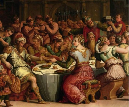Giorgio Vasari, Le nozze di Ester e Assuero, 1548