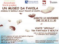 “Leggiamo al Museo. Avventure tra le pagine” con gli attori della “Compagnia delle Seggiole”